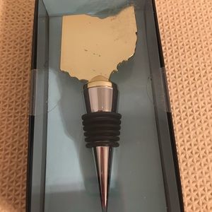 Wild Eye Design Bottle Stopper Ohio Shape NIP